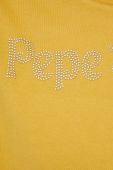 Бавовняна футболка Pepe Jeans колір жовтий