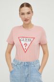 Бавовняна футболка Guess колір рожевий (3511219)