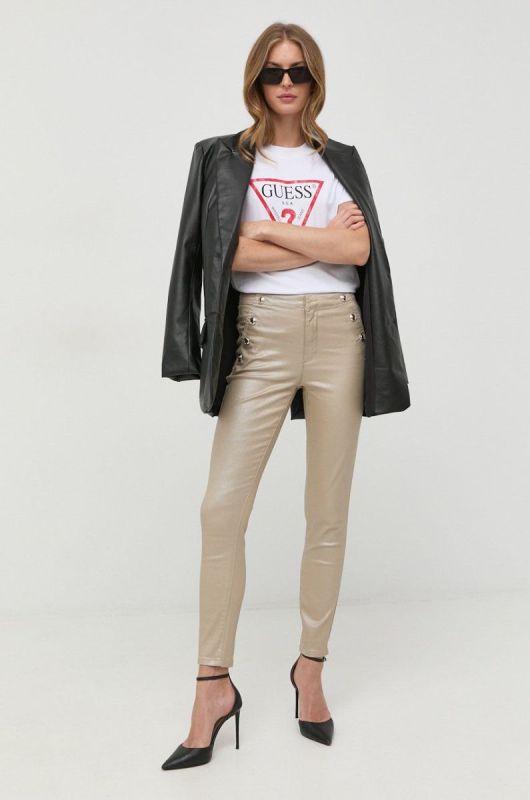 Бавовняна футболка Guess колір білий (2595943) фото 2