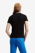 Бавовняна футболка Desigual колір чорний (2589715)