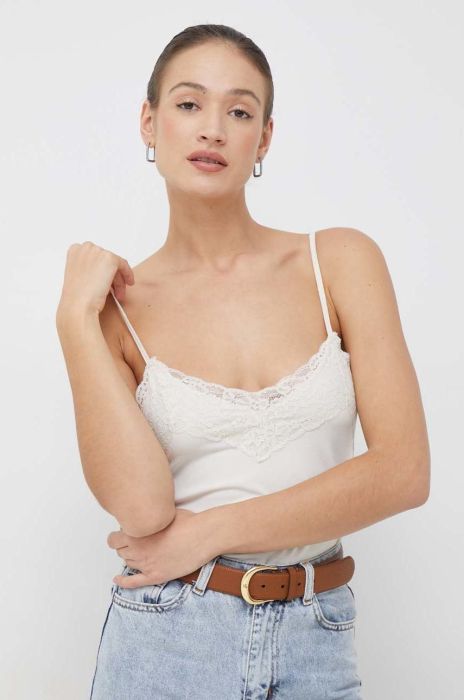 топ Vero Moda жіночий колір бежевий