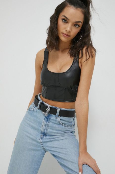 Топ Noisy May жіночий колір чорний (2873604)