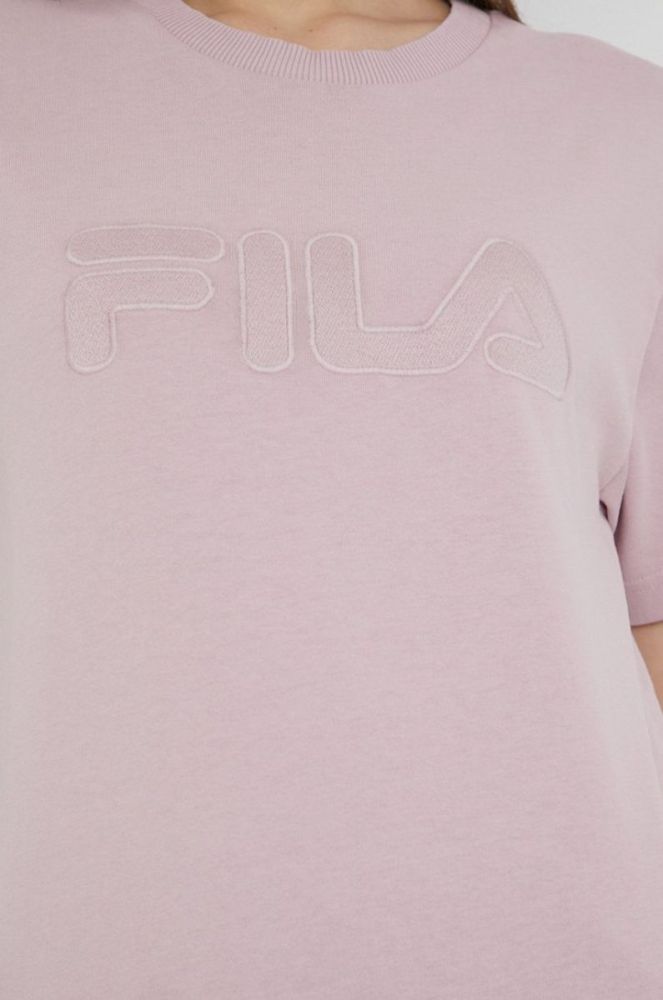 Бавовняна футболка Fila колір рожевий (2610073) фото 5