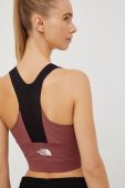 Спортивний топ The North Face Mountain Athletics жіночий колір рожевий