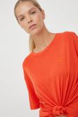 Футболка P.E Nation жіночий колір помаранчевий (2618046)