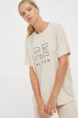 Бавовняна футболка P.E Nation колір бежевий (2618056)