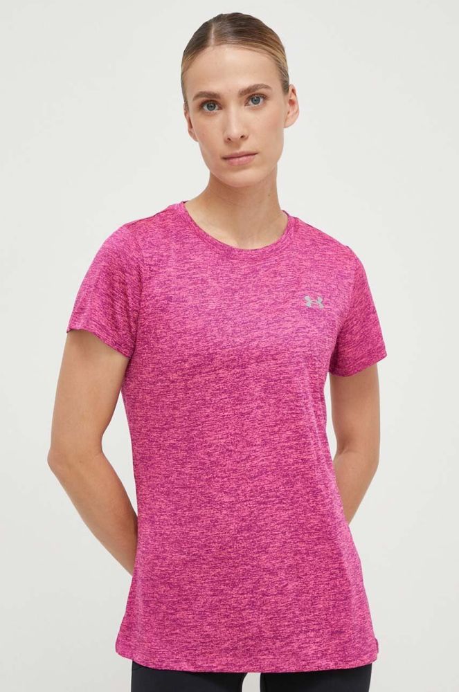 Тренувальна футболка Under Armour Tech колір рожевий (3643775)