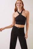 Топ women'secret Party Seamless жіночий колір чорний оголена спина (2857831)