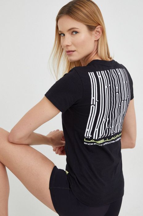 Бавовняна футболка LaBellaMafia Disturbia колір чорний