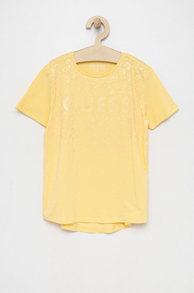Дитяча футболка Guess колір жовтий (2437967)