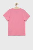 Дитяча бавовняна футболка adidas Originals колір рожевий (2627470)