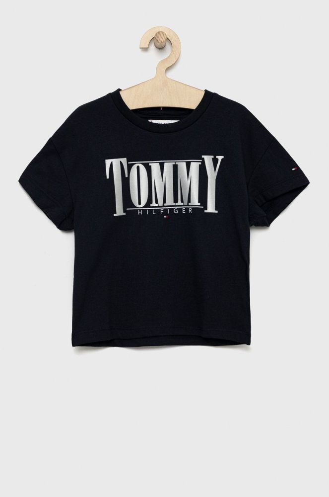Дитяча футболка Tommy Hilfiger колір синій (2751908)