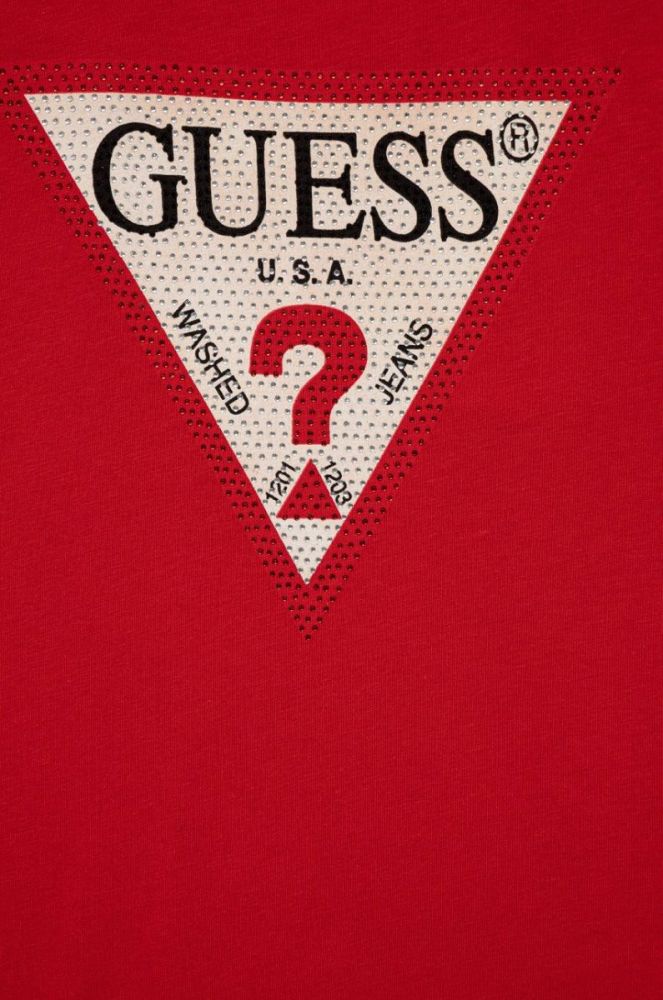 Дитяча футболка Guess колір червоний (2605098) фото 3