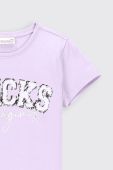 Дитяча футболка Coccodrillo колір фіолетовий (2553483)