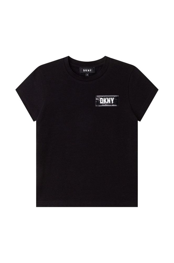 Дитяча футболка Dkny колір чорний (2548348)