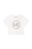 Дитяча бавовняна футболка Michael Kors колір білий (2692344)