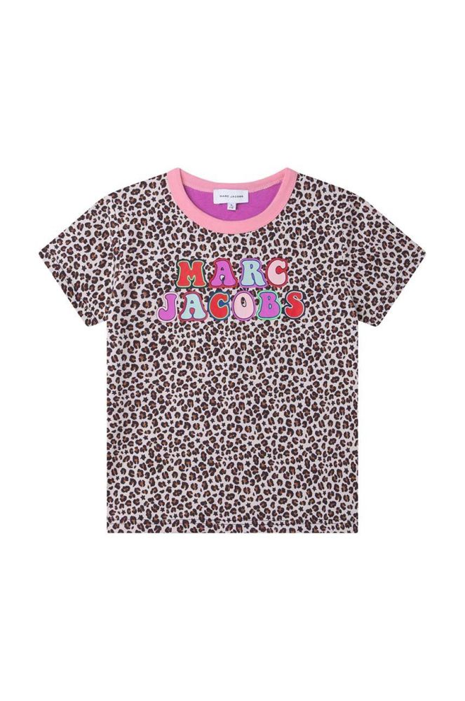 Дитяча бавовняна футболка Marc Jacobs колір барвистий (2702520)