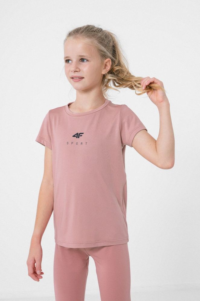 Дитяча футболка 4F колір рожевий (2610109)