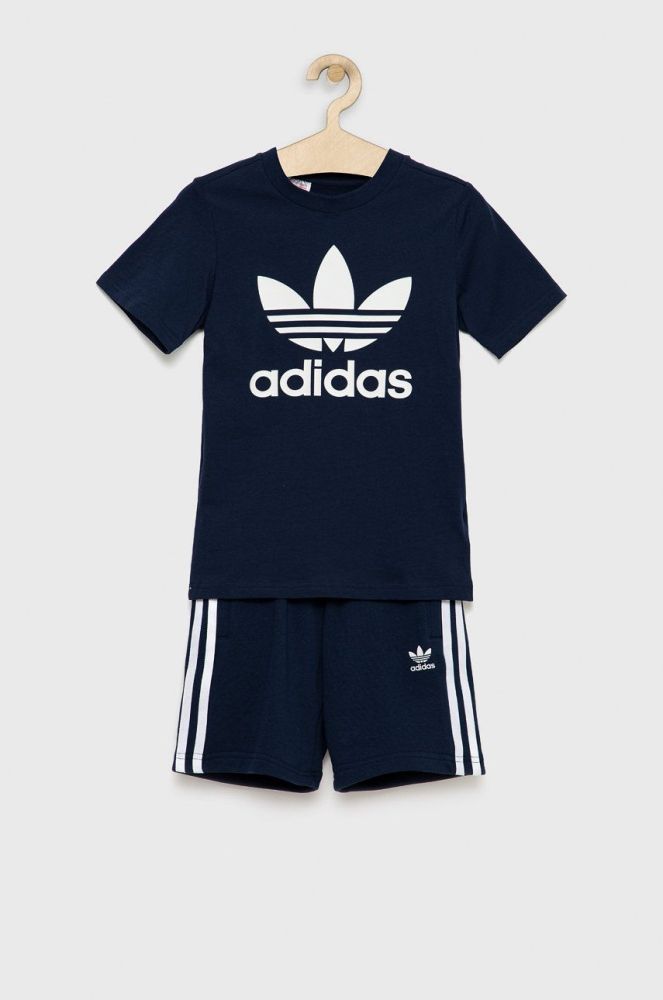 Дитячий комплект adidas Originals HK2970 колір синій