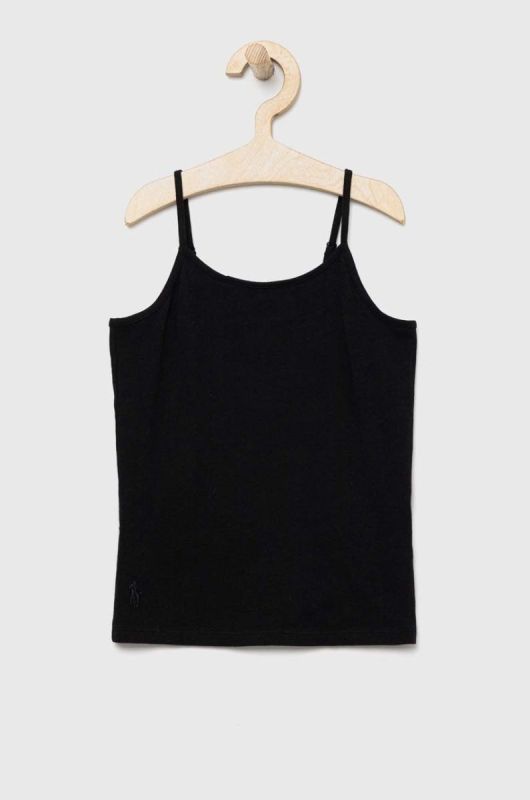 Дитячий топ Polo Ralph Lauren 2-pack колір сірий однотонний фото 2