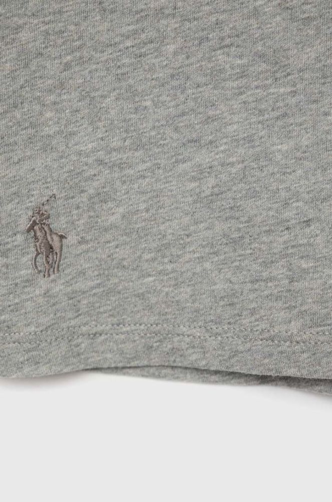 Дитячий топ Polo Ralph Lauren 2-pack колір сірий однотонний фото 7