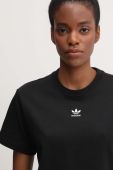 Дитяча бавовняна футболка adidas Originals Tee Regular колір білий однотонна IC1826-BLACK
