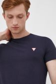 Футболка Guess чоловічий колір синій однотонний (2434517)