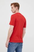 Бавовняна футболка Guess колір червоний з принтом (2434614)