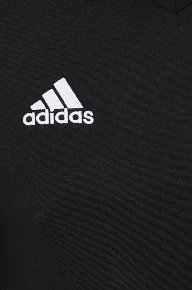 Футболка adidas Performance Entrada 22 чоловіча колір чорний однотонний фото 5
