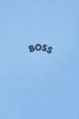 Бавовняна футболка BOSS GREEN однотонна колір блакитний (2562531)