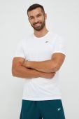 Тренувальна футболка Reebok Tech колір білий однотонна