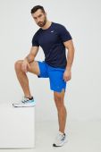 Тренувальна футболка Reebok Tech колір синій однотонна