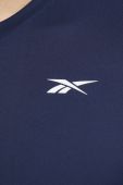 Тренувальна футболка Reebok Tech колір синій однотонна