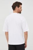 Бавовняна футболка Drykorn колір білий з принтом (2405519)