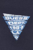 Футболка Guess чоловічий колір синій однотонний (2618208)