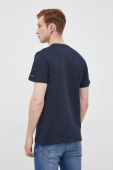 Бавовняна футболка Pepe Jeans колір синій з принтом (2441476)