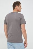 Бавовняна футболка Pepe Jeans Topher колір сірий з принтом
