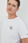 Футболка Pepe Jeans чоловіча колір сірий з принтом