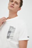 Бавовняна футболка Pepe Jeans колір білий з принтом (2772627)