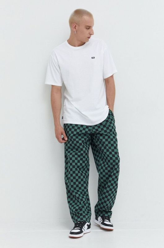 Бавовняна футболка Vans колір білий однотонний VN0A49R7WHT1-WHITE фото 2