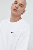 Бавовняна футболка Vans колір білий однотонний VN0A49R7WHT1-WHITE