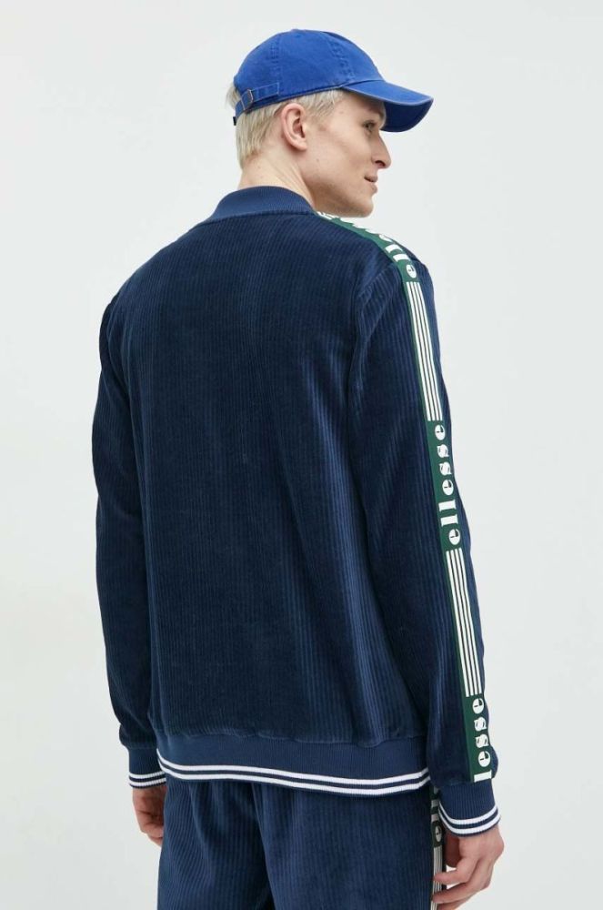 Кофта Ellesse чоловіча колір синій з аплікацією фото 3
