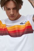 Бавовняна футболка Ellesse колір білий з принтом (2677522)