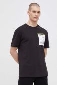 Бавовняна футболка Puma колір чорний з аплікацією 536315-01