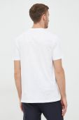 Бавовняна футболка BOSS Boss Casual колір білий однотонна