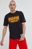 Бавовняна футболка Champion Xstranger Things колір чорний з принтом (2537545)