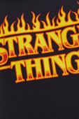 Бавовняна футболка Champion Xstranger Things колір чорний з принтом (2537545)