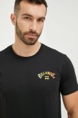 Бавовняна футболка Billabong колір чорний з принтом (2497407)
