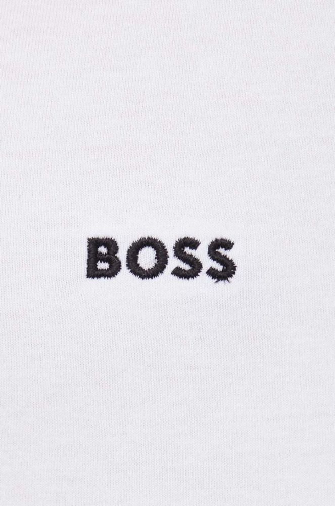Бавовняна футболка BOSS 3-pack колір бежевий меланж фото 12