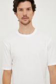 Бавовняна футболка Sisley колір білий однотонний (2587400)